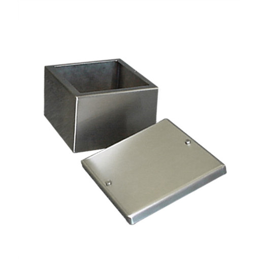 Stainless Steel Junction Box w/ BoltOn Lid (4″Hx8″Wx4″D) Heritage